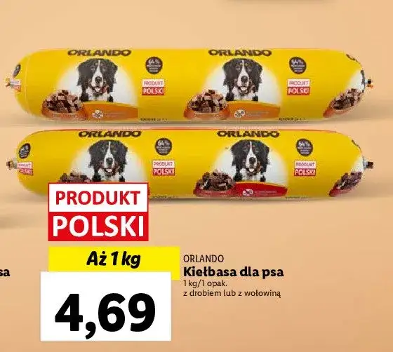 Zdjęcie Kiełbasa dla psa Lidl – aktualne ceny i dostępność w promocji